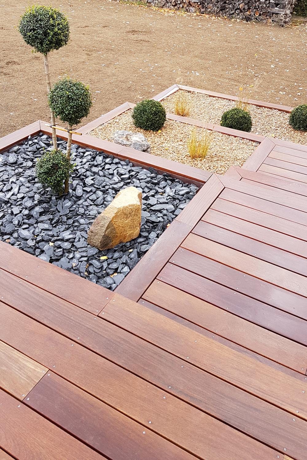 Aménagement intégré à votre terrasse en bois